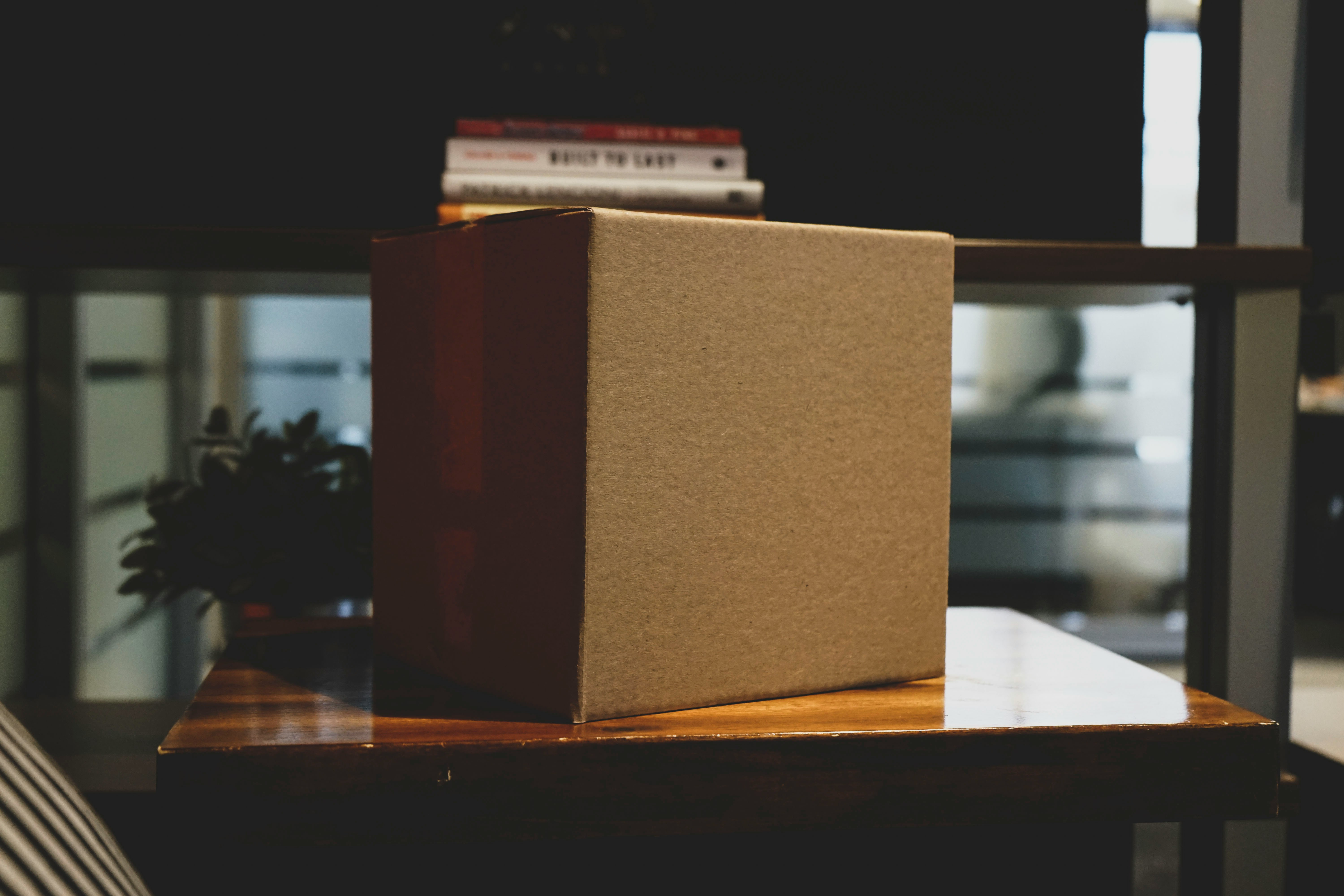 A lone box